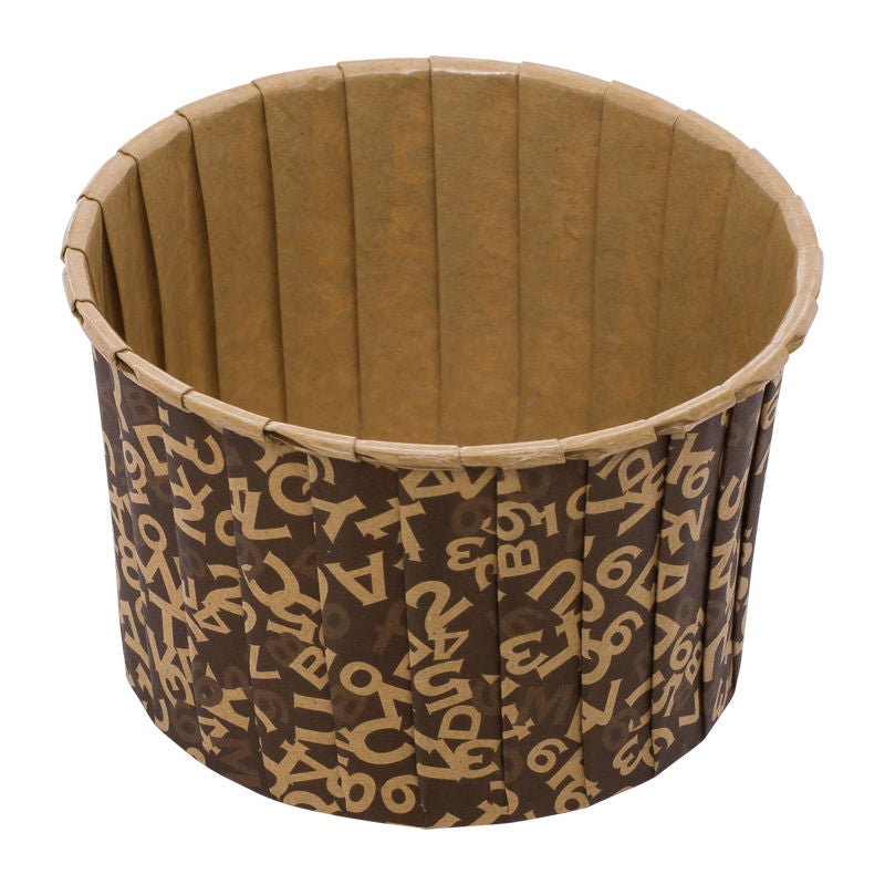 Redman Souffle Baking Case Brown Alph 60Xh44Mm  - 10Pcs