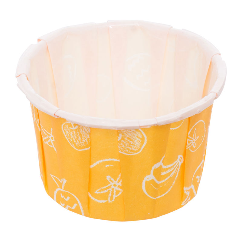 Redman Souffle Baking Case Yellow Fruit D44Xh35Mm  - 100Pc
