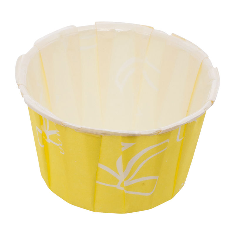 Redman Souffle Baking Case Yellow/Ribbon 38X28Mm - 100 Pc