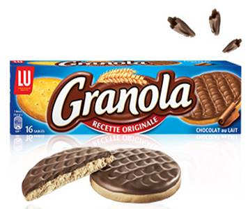 Lu Milk Chocolate Granola Biscuits  - 200 G