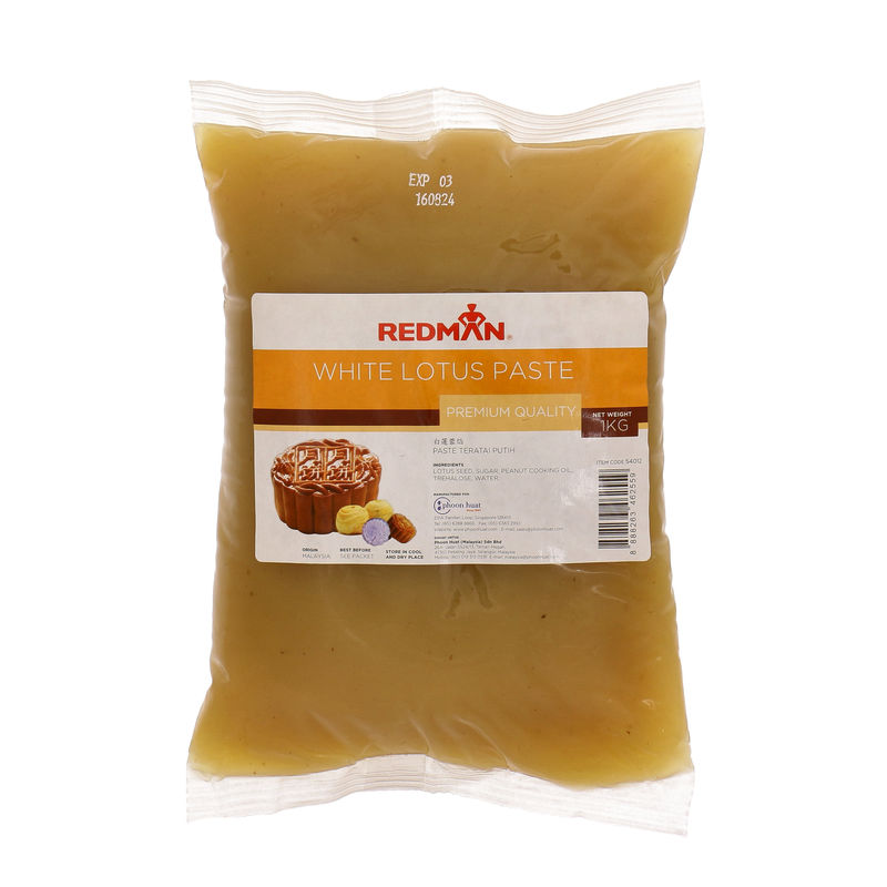 Redman Mooncake Paste White Lotus  -  1Kg
