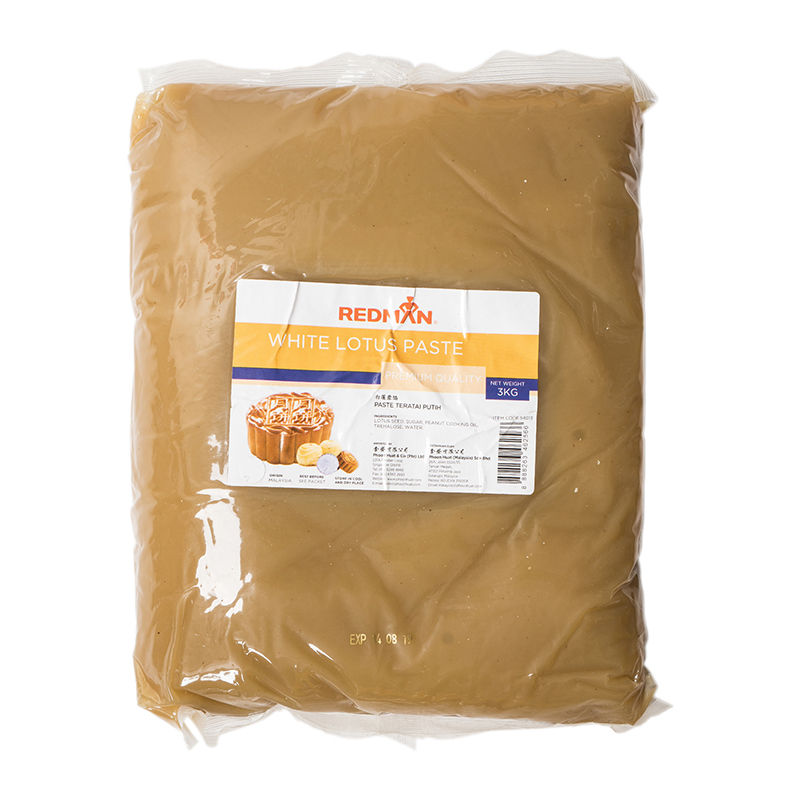 Redman Mooncake Paste White Lotus  -  3Kg