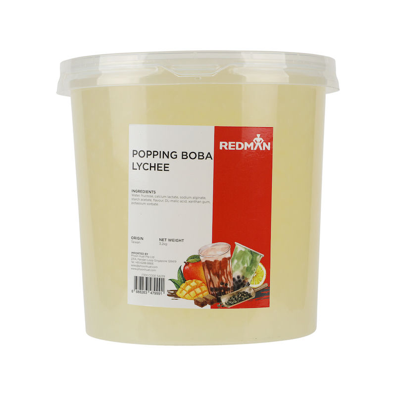 Redman Popping Boba Lychee - 3.2 Kg