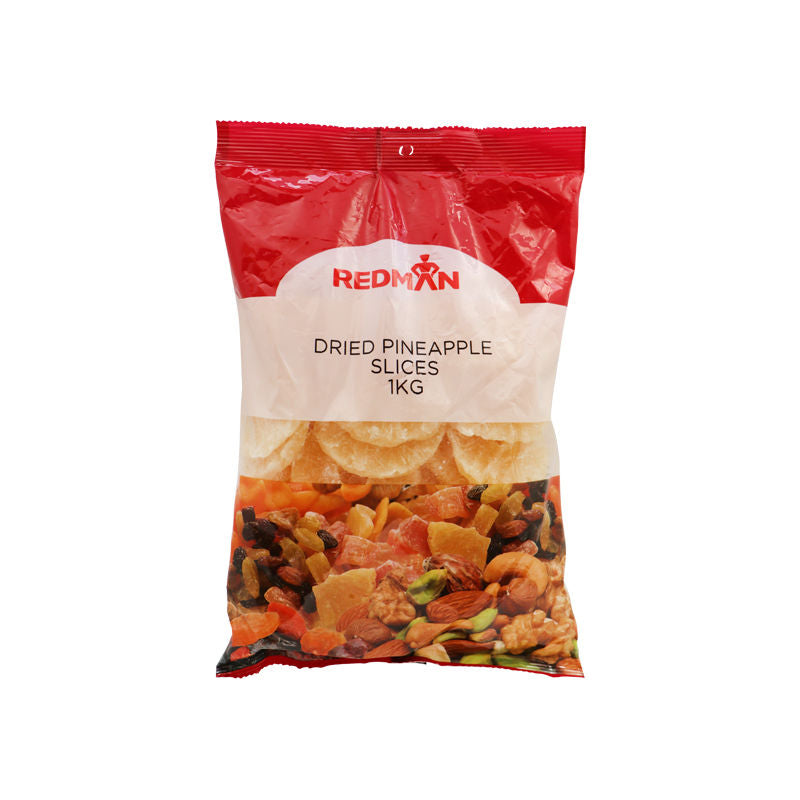 Redman Dried Sliced Pineapple  -  1Kg