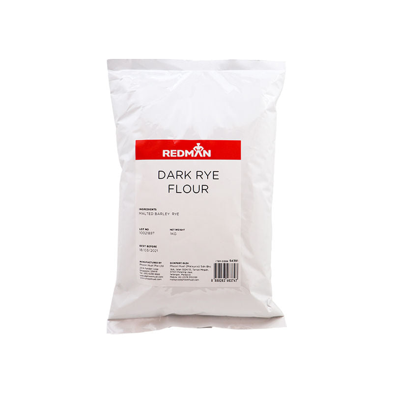 Redman Dark Rye Flour  -  1Kg