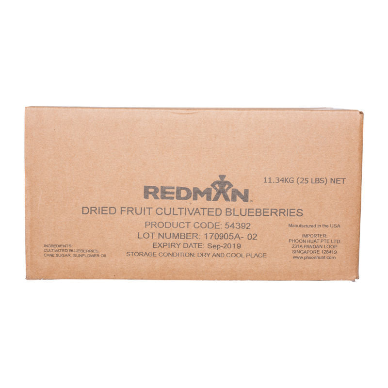 Redman Dried Bluberry Whole 25Lb  - 1 Pc