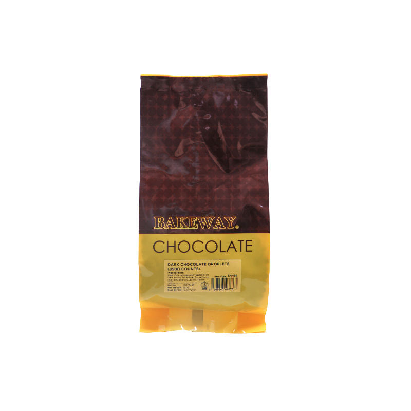 Bakeway Dark Chocolate Droplets (8500 Counts)  - 250 G