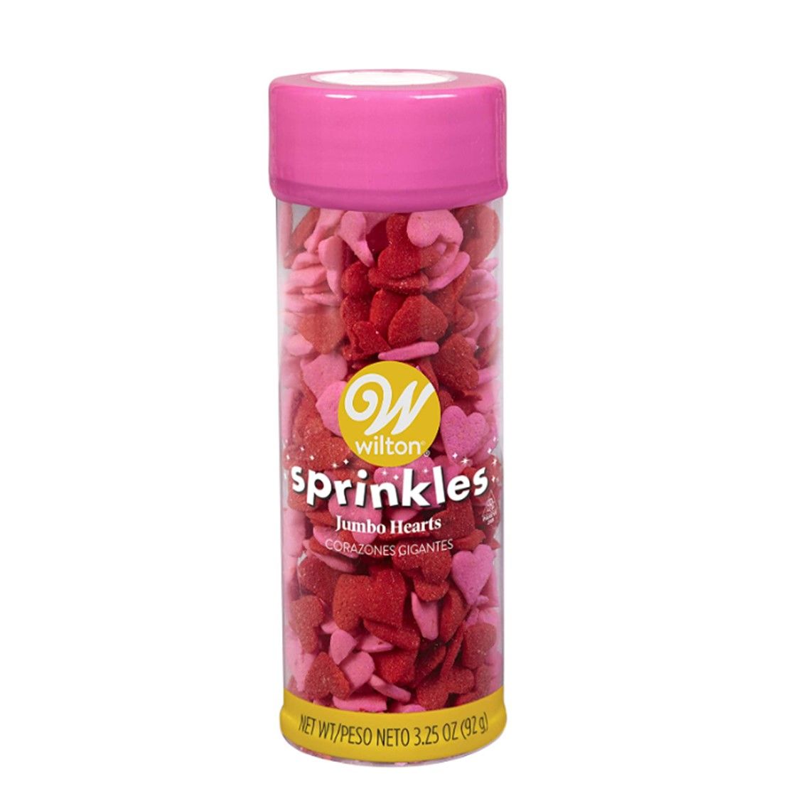 Wilton Sprinkles Jumbo Hearts 710-032  - 1 Pc
