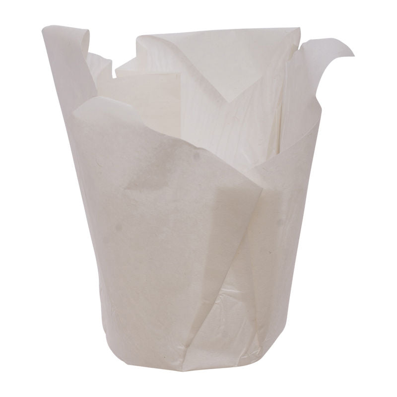Redman Baking Case Tulip 16X16Cm White - 200 Pc