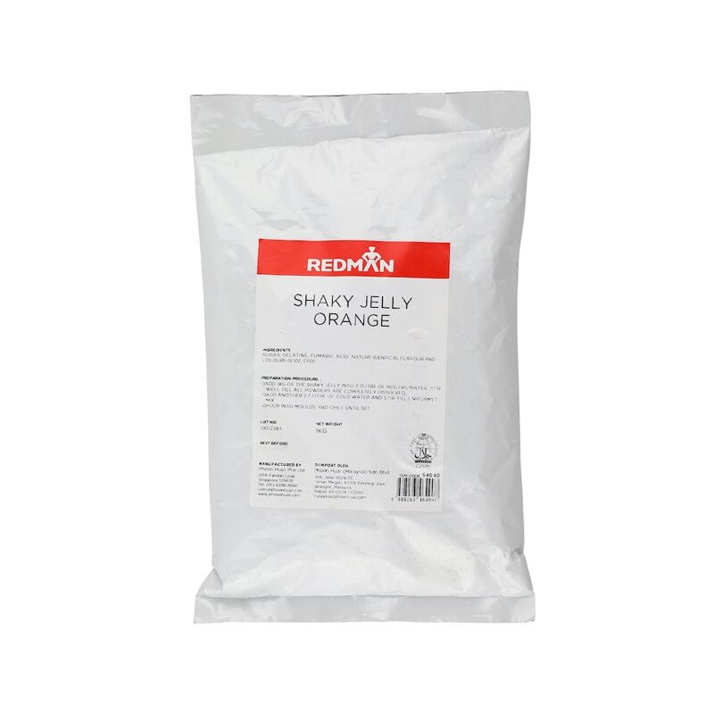 Redman Shaky Jelly Premix Powder Orange  -  1Kg