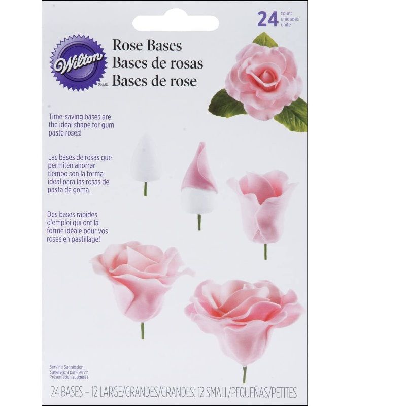 Wilton Gumpaste Flower- Rose Base 1005-4453  - 1 Pc
