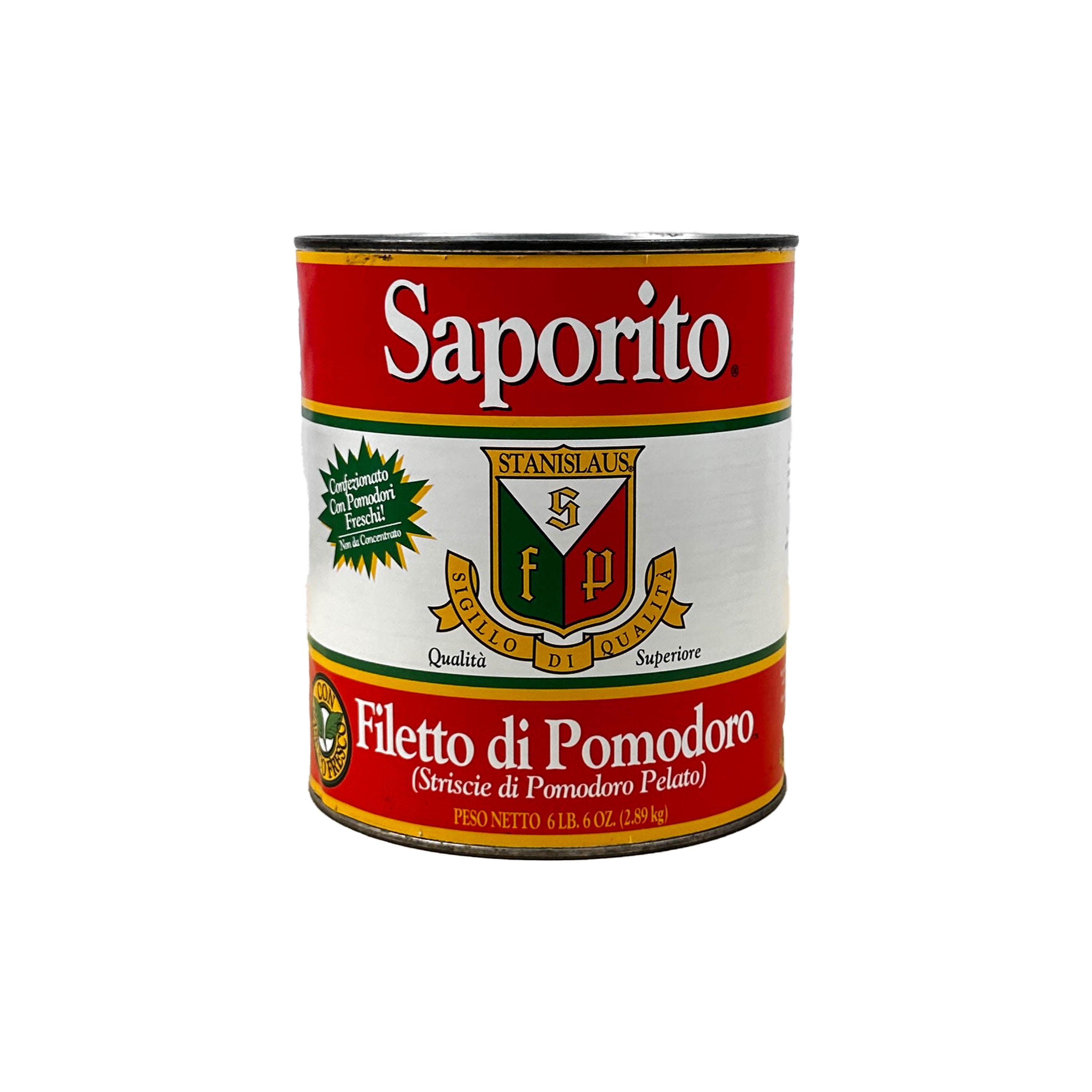Saporito Strips Of Peeled Tomato 6/10 - 2.89 kg