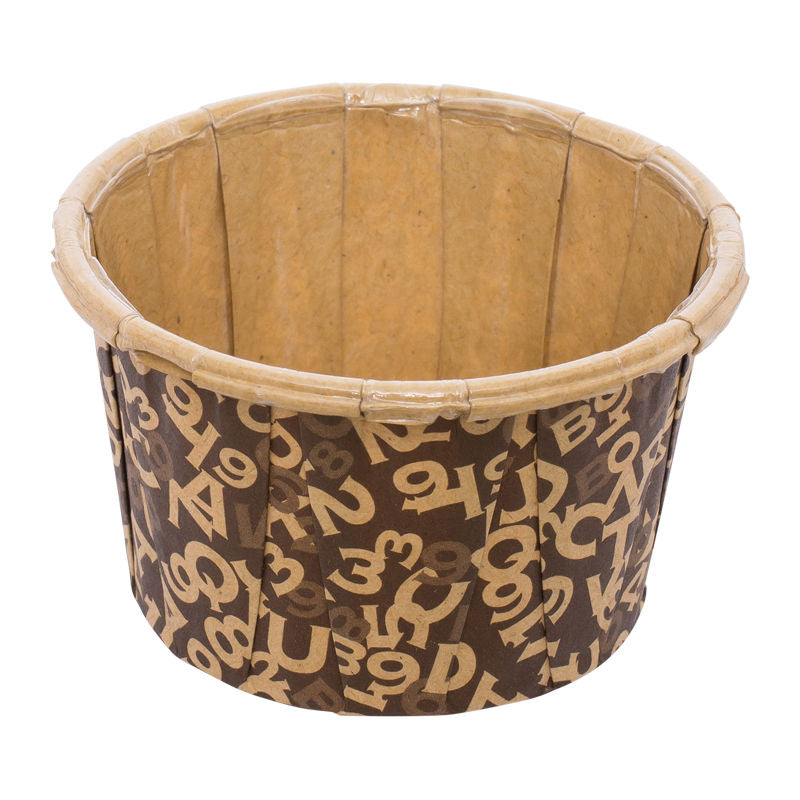 Redman Souffle Baking Case Brown Alph 44X35Mm - 100 Pc