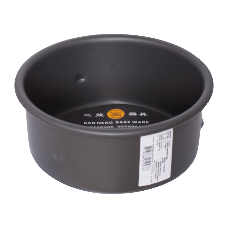 Sanneng 6" Hard Anodized Deep Round Cake Pan Fixed Sn5027 - 1 Pc