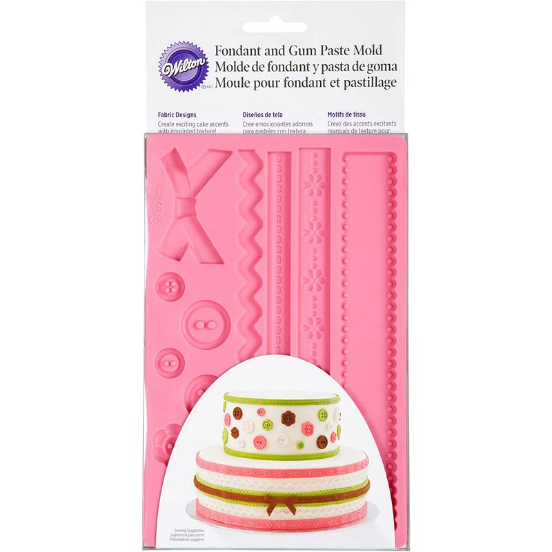 Wilton Fabric Fondant N Gumpaste Mould 409-2563  - 1 Pc