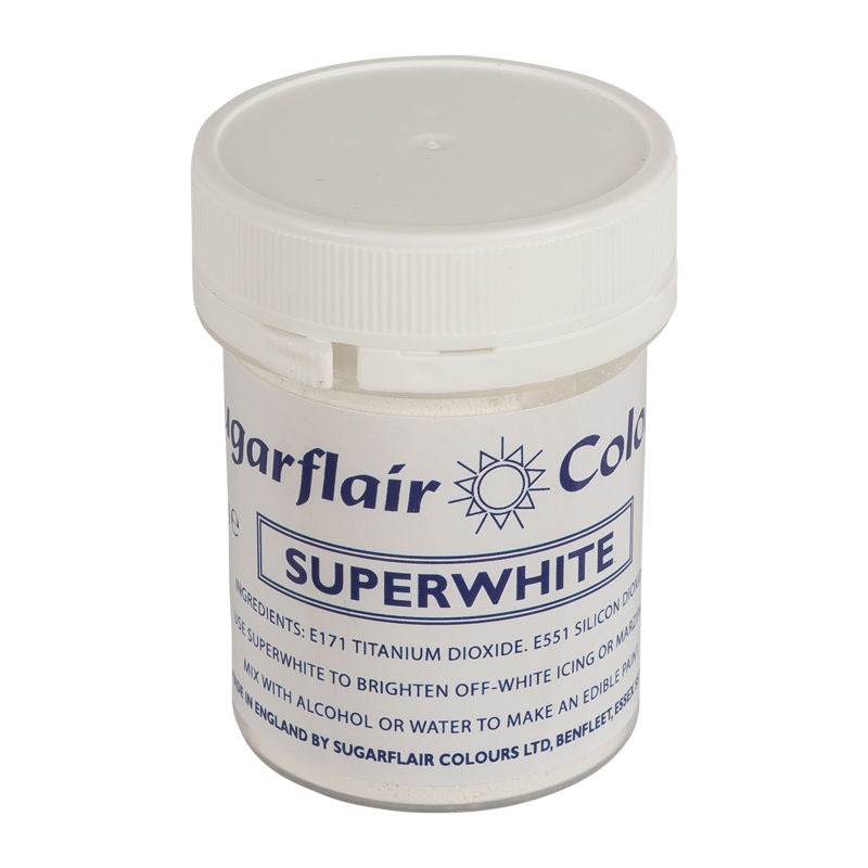 Sugarflair Superwhite-Icing Whitener J101  -  20 G