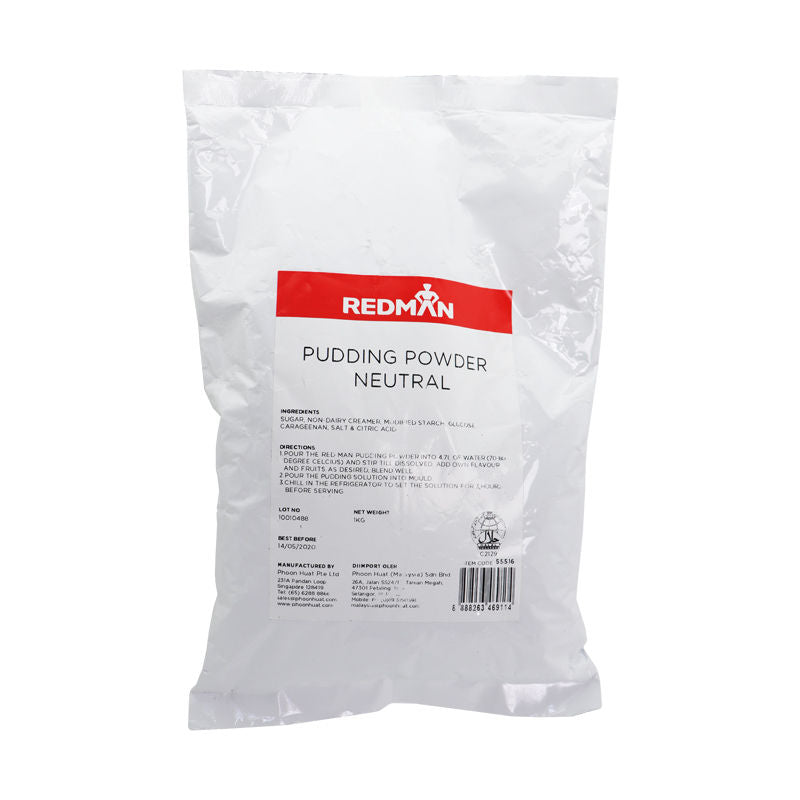 Redman Neutral Pudding Powder  -  1Kg