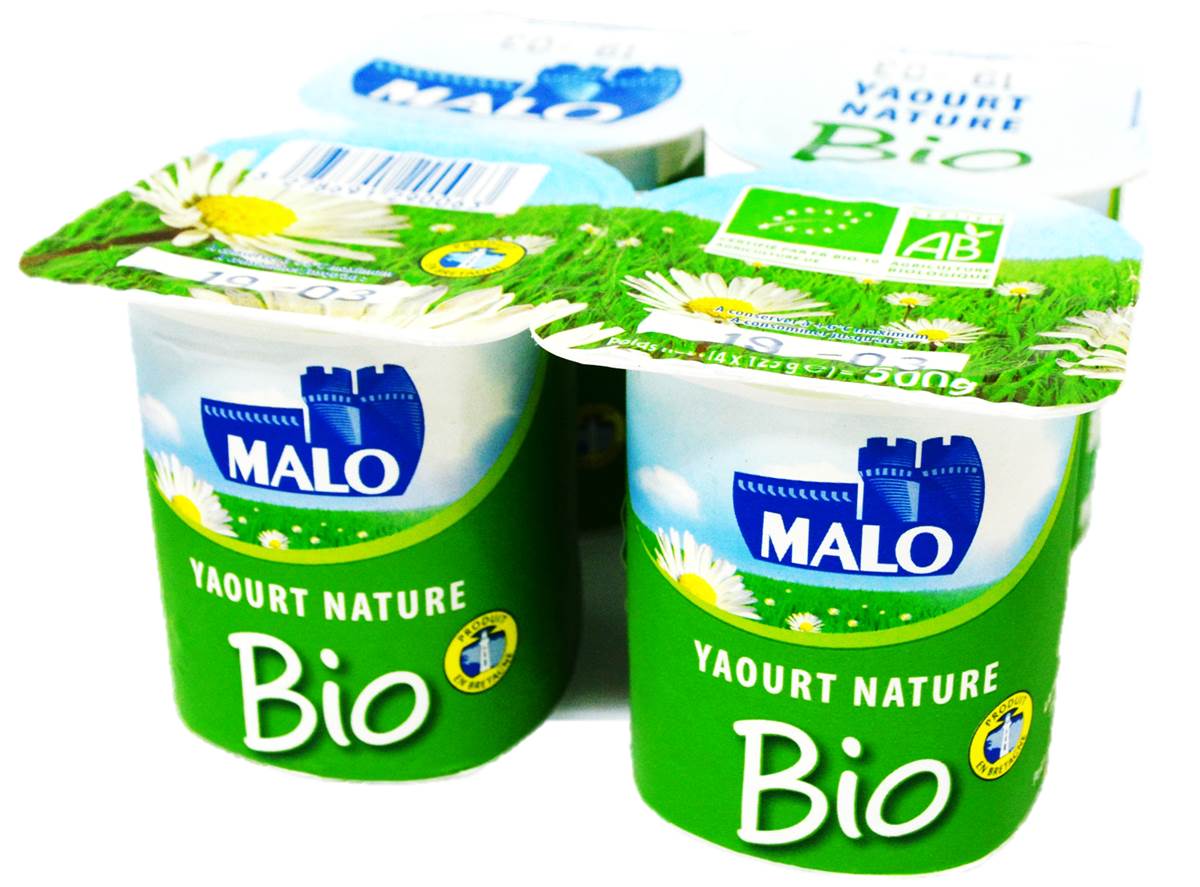 Malo Organic Plain Yogurt  - 125 G