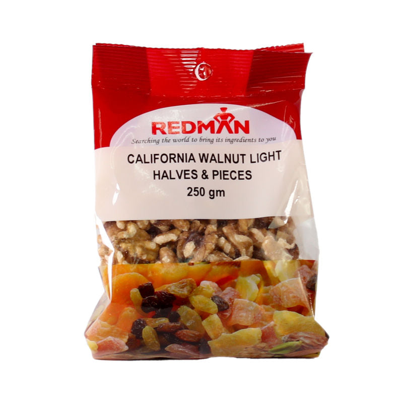 Redman California Walnut Light Halves & Pieces  - 250 G