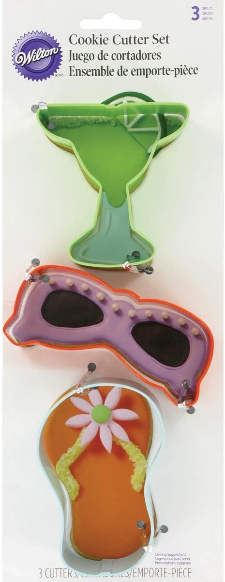 Wilton Summer Cookie Cutter (2308-0993) - 3 Pcs