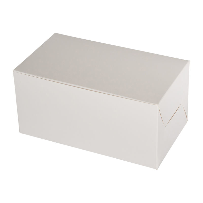 Redman Cake Box Plain White 7X4X3.5"  - 5Pcs