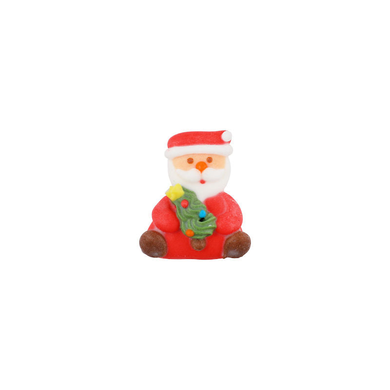 Redman Icing Decor Santa W X'Mas Tree 7X38X34Mm  - sn20