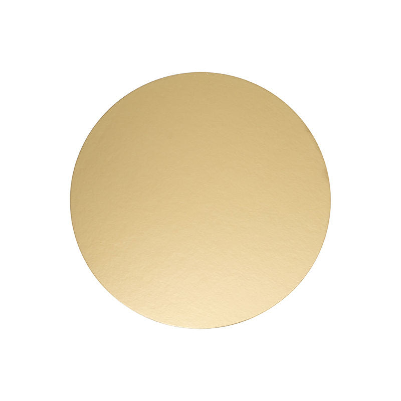 Redman Cakeboard 6" Round/Gold  - 5Pcs