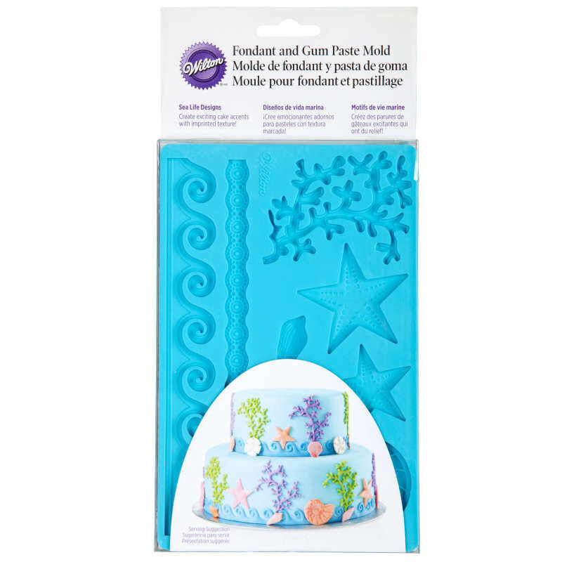 Wilton Sea Life Fondant N Gumpaste Mould 409-2552  - 1 Pc