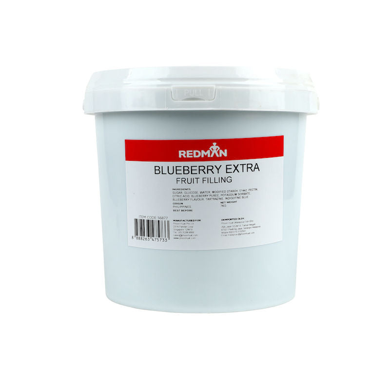 Redman Blueberry Fruit Filling Extra  -  7Kg