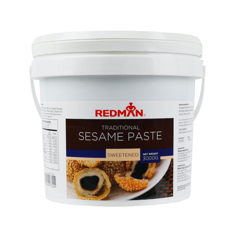 Redman Black Sesame Paste -Sweetened  -  3Kg