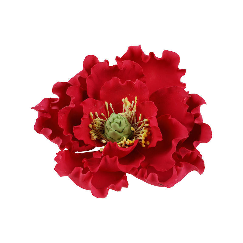 Redman Gum Paste Flower Peony Fuchsia 12X12Cm  - 1 Pc