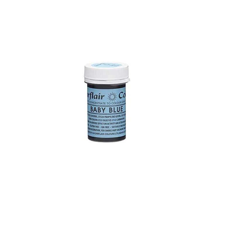Sugarflair Color Concentrated Paste - Baby Blue A109  -  25 G
