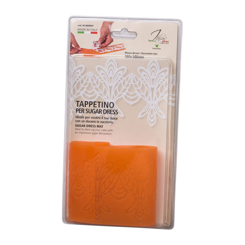 Martellato Silicon Mat Rec Flower 40X10Cm  - 1 Pc