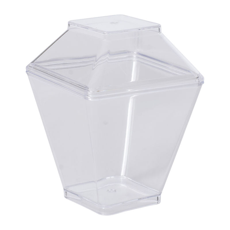 Skc Dessert Cup With Cover Square  - 110 ml