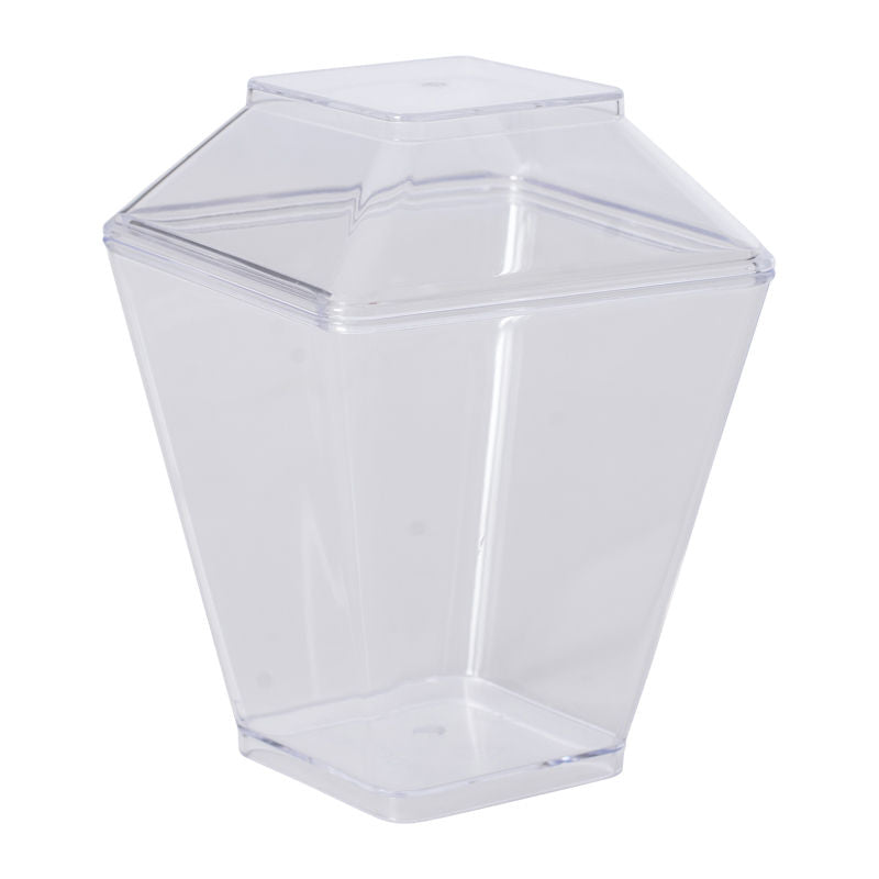 Skc Dessert Cup With Cover Square  - 220 ml