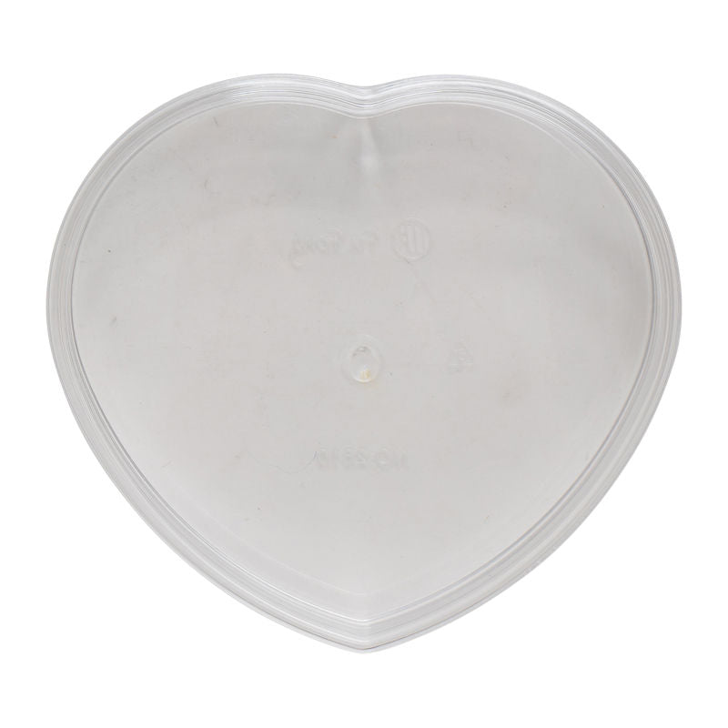 Fufong Clear Heart Ps Container 145X160Xh38Mm Ff2810  - 1 Pc