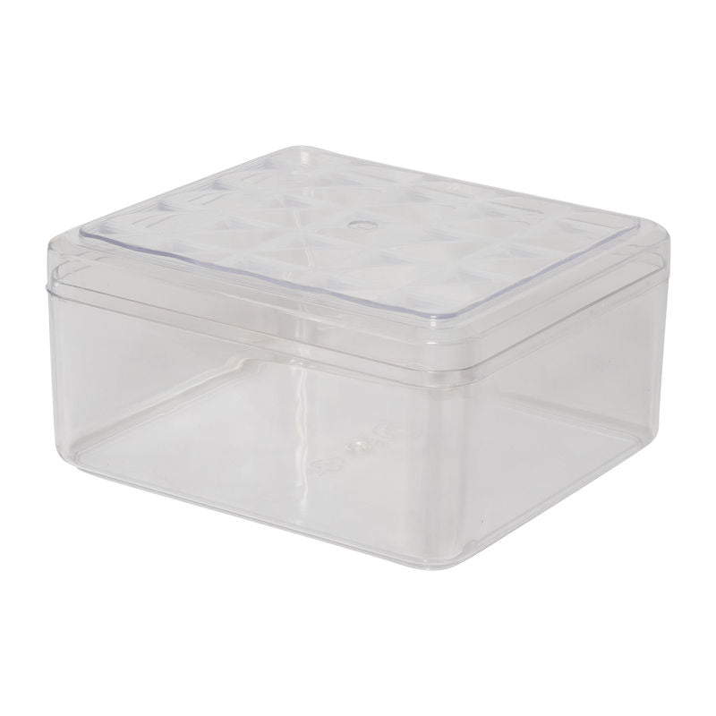 Fufong Clear Rectangle Ps Container 120X136Xh68Mm Ff2706 -  1 Pc