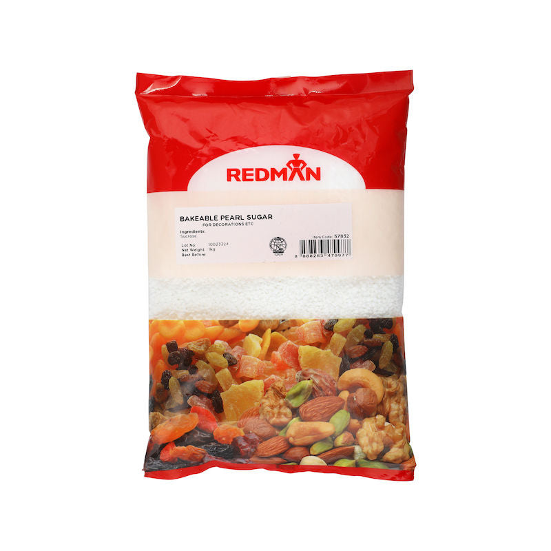 Redman Bakeable Pearl Sugar  -  1Kg
