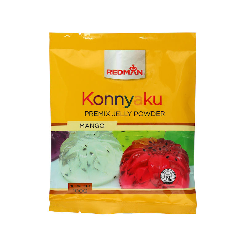 Redman Konnyaku Premix Jelly Powder Mango  - 100 G