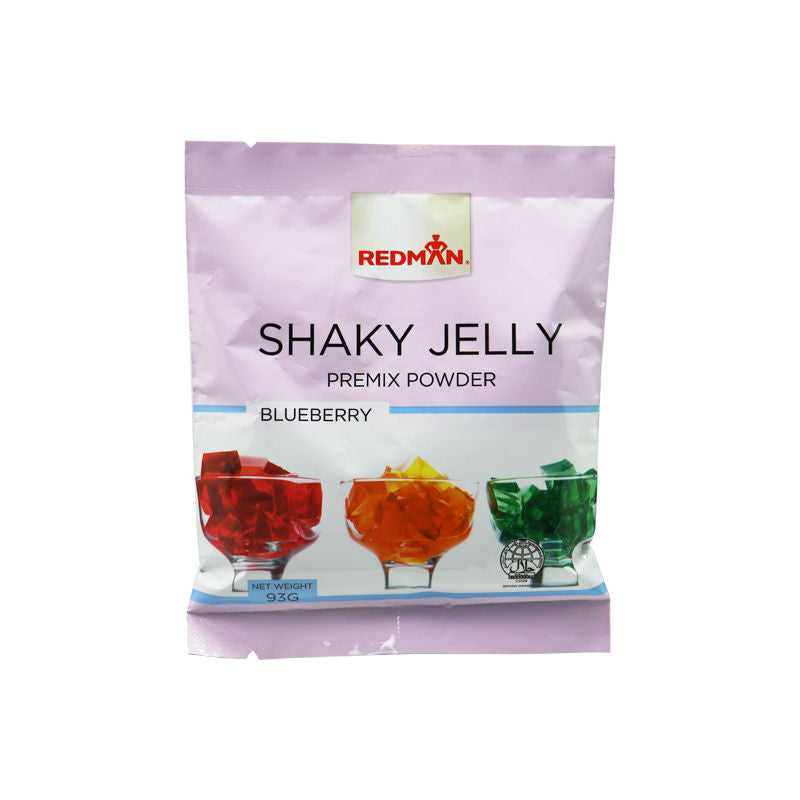 Redman Shaky Jelly Premix Powder Blueberry - 93 G