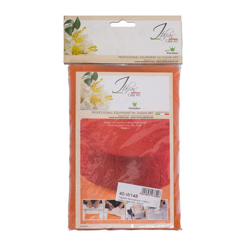 Martellato Silicone Mat Comet Star 40X20Cm  - 1 Pc