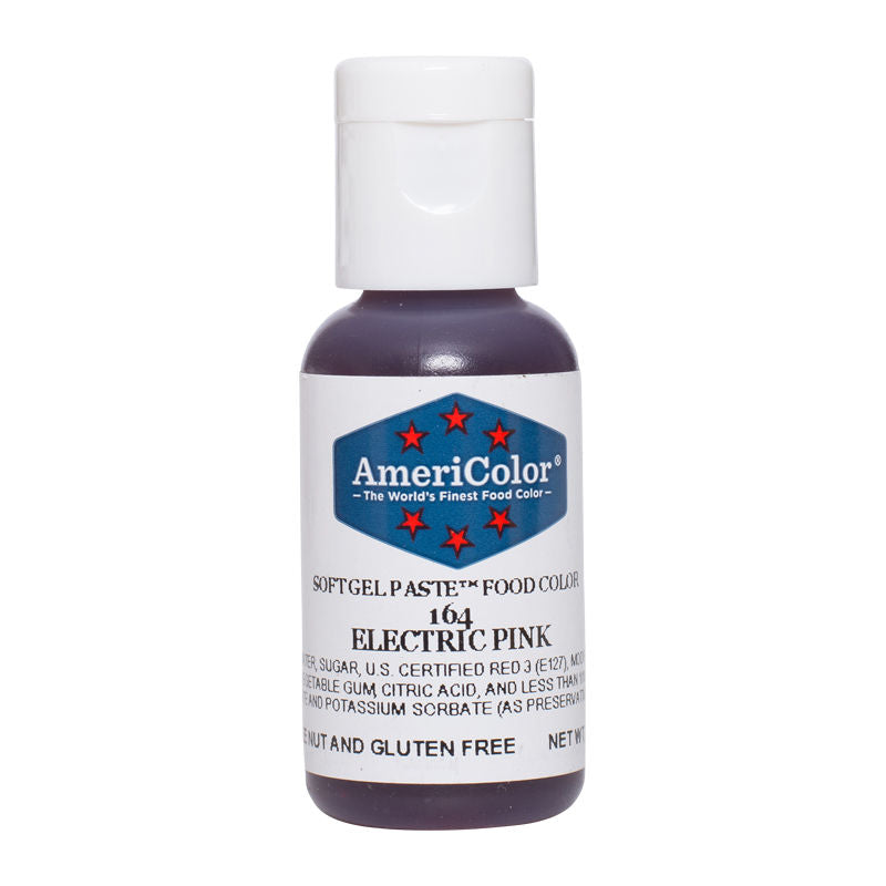 Americolor Softgel Color Paste Electric Pink 0.75Oz - 1 Pc