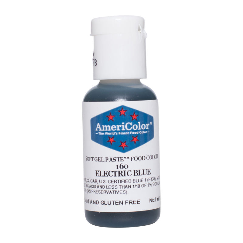 Americolor Softgel Color Paste Electric Blue 0.75Oz - 1 Pc