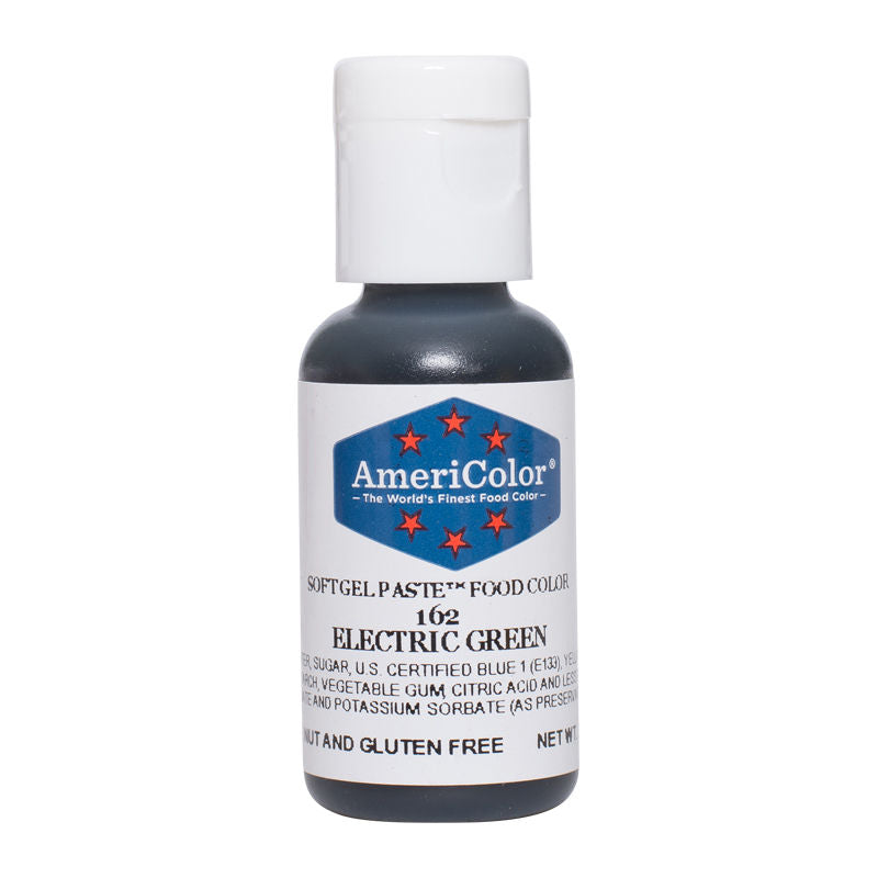Americolor Softgel Color Paste Electric Green 0.75Oz - 1 Pc