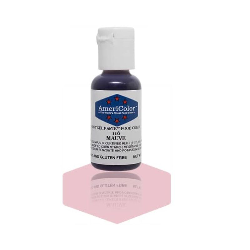 Americolor Softgel Color Paste Mauve 0.75Oz -1 Pc