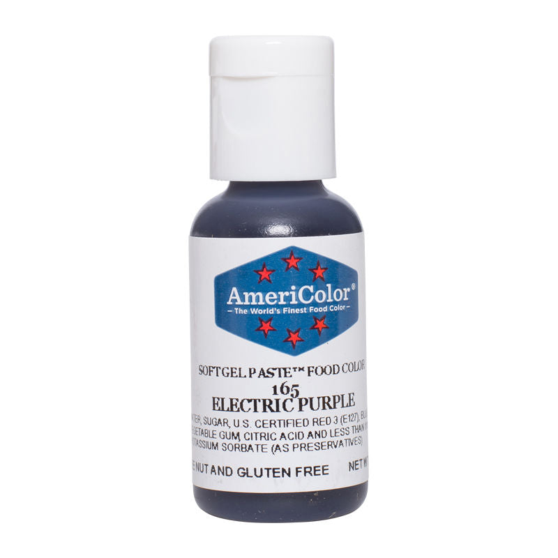 Americolor Softgel Color Paste Electric Purple 0.75Oz - 1 Pc