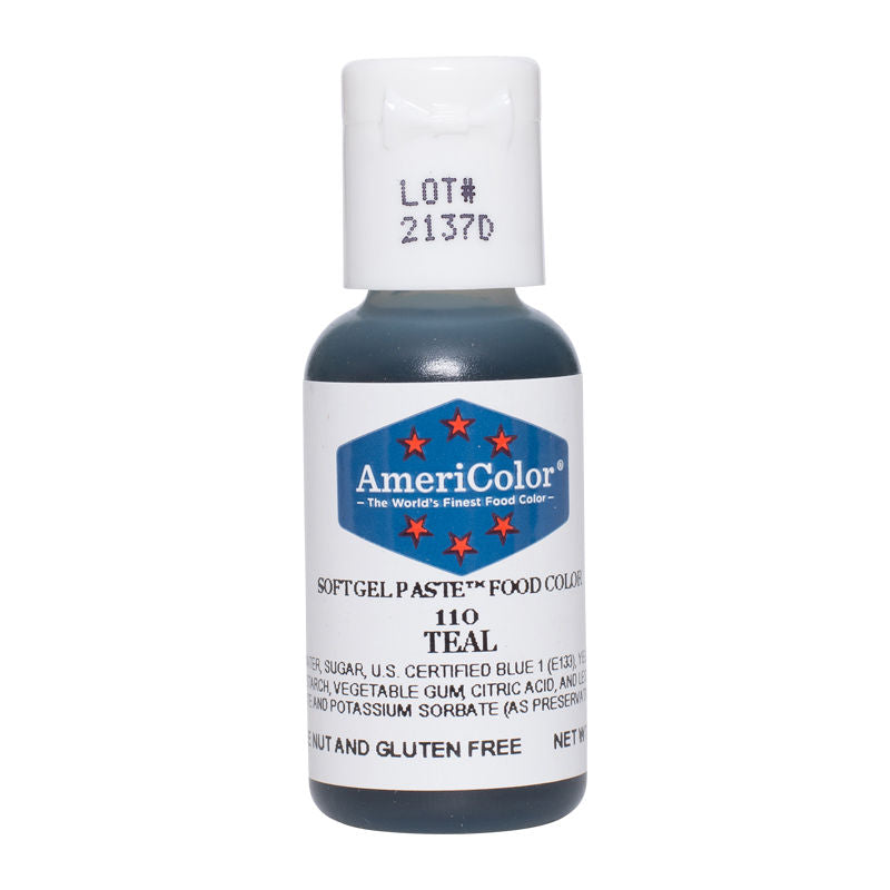 Americolor Softgel Color Paste Teal 0.75Oz - 1 Pc