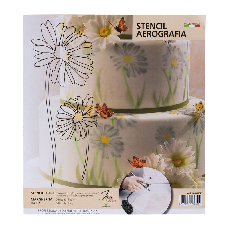 Martellato Stencil Daisy 77X205 53X105Mm  - 1 Pc