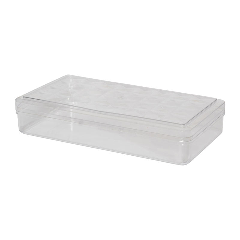 Fufong Clear Rectangle Ps Container 118X228Xh46Mm Ff2701 -  1 Pc