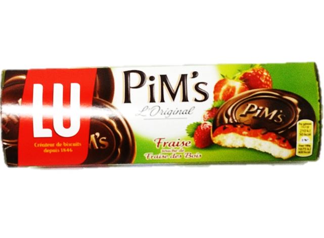 Lu Chocolate Strawberry Biscuits  - 150 G